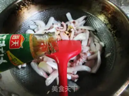 Make Octopus fried onions step 9