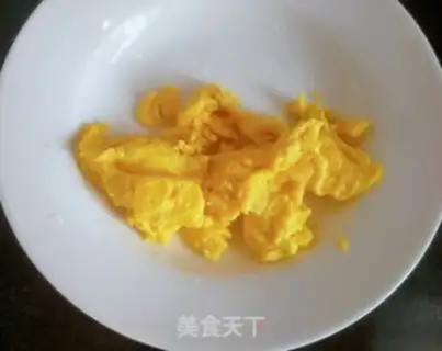Make Soybeans and fried eggs step 4
