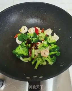 Make Shrimp fried broccoli step 10