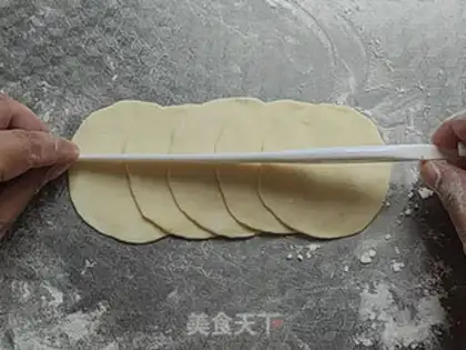 Make "Seven Night Rose Rolls." step 4