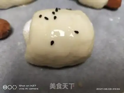 Make A mini ham sausage bread step 8