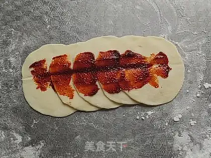 Make "Seven Night Rose Rolls." step 5
