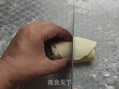 Make "Seven Night Rose Rolls." step 7