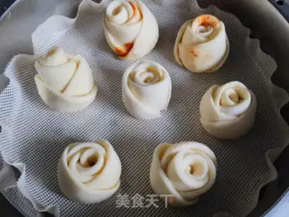 Make "Seven Night Rose Rolls." step 9