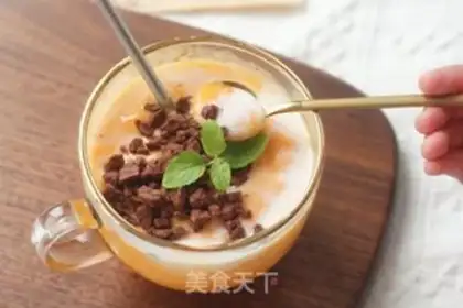 Make Sour cream mango ice step 7
