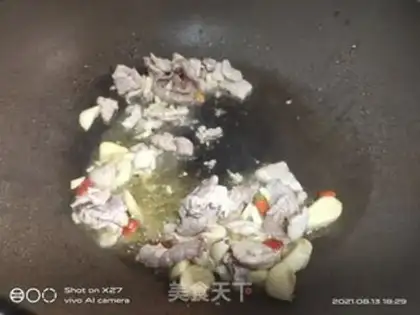 Make Meatloaf and lentils step 1