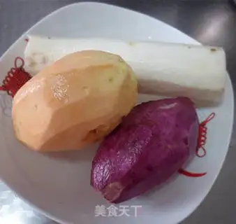 Make Three-colour rice step 1