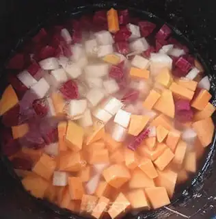 Make Three-colour rice step 4