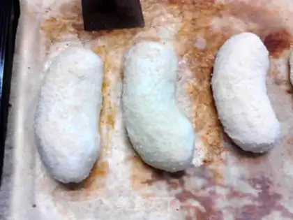 Make Cheese mustard sausage bread step 16