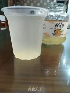 Make Honey lemon tea step 3
