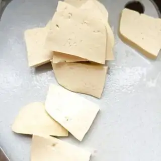Make Tofu with moss step 2