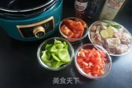 Make A tomato chicken without a drop of water step 0