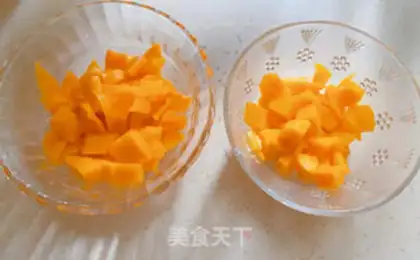 Make Mango pudding step 4