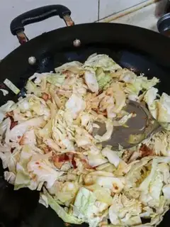 Make Five flowers and cabbage step 2