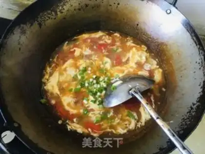 Make Tomato egg soup step 5