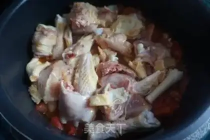 Make A tomato chicken without a drop of water step 5