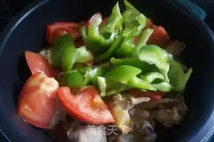 Make A tomato chicken without a drop of water step 11