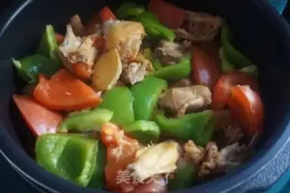 Make A tomato chicken without a drop of water step 12