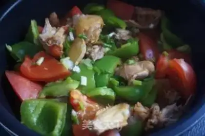 Make A tomato chicken without a drop of water step 13