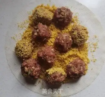 Make Rice steaming balls step 11