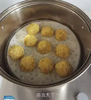 Make Rice steaming balls step 12