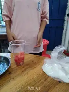 Make A watermelon shake step 3