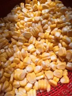 Make Sweet corn fried meat step 0