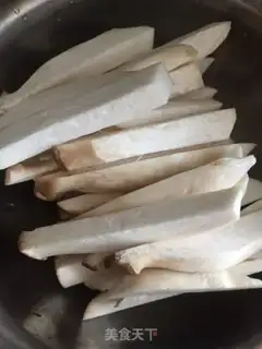 Make Chicken leg mushrooms step 1