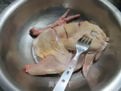 Make The salted chicken step 1