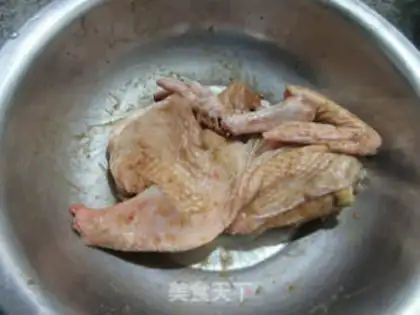 Make The salted chicken step 4