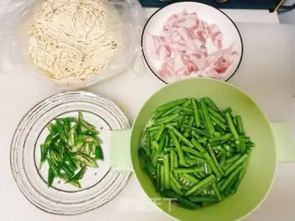 Make Bean bean noodle step 0