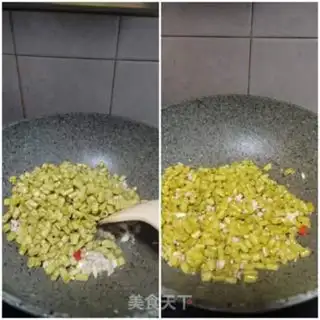 Make Spicy bean petals step 4