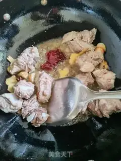 Make Potato burn ribs step 1