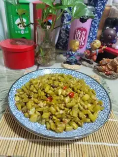 Make Spicy bean petals step 8