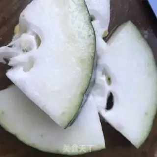Make Peaches and garlic melons step 0