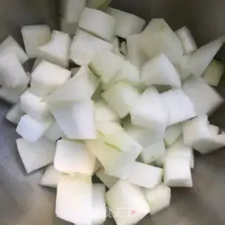 Make Peaches and garlic melons step 2