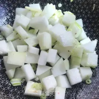 Make Peaches and garlic melons step 4