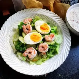 Make Shrimp egg salad step 9