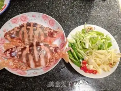 Make Spicy crabs step 1