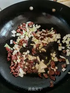 Make Sausage rice step 2