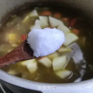 Make curry beef cover step 9