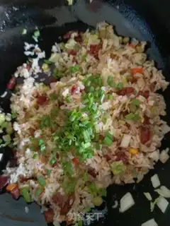 Make Sausage rice step 4
