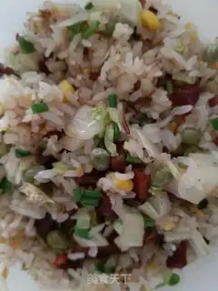 Make Sausage rice step 5