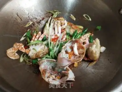 Make Spicy crabs step 8