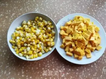 Make Pumpkin corn paste step 0