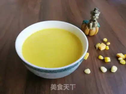 Make Pumpkin corn paste step 2