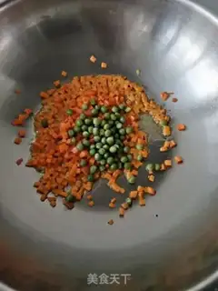 Make Cheese sausage fried rice step 3