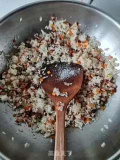Make Cheese sausage fried rice step 6