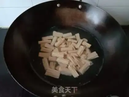 Make Red burning bamboo step 1
