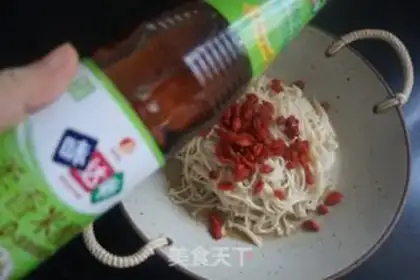 Make Frozen needle mushrooms step 5